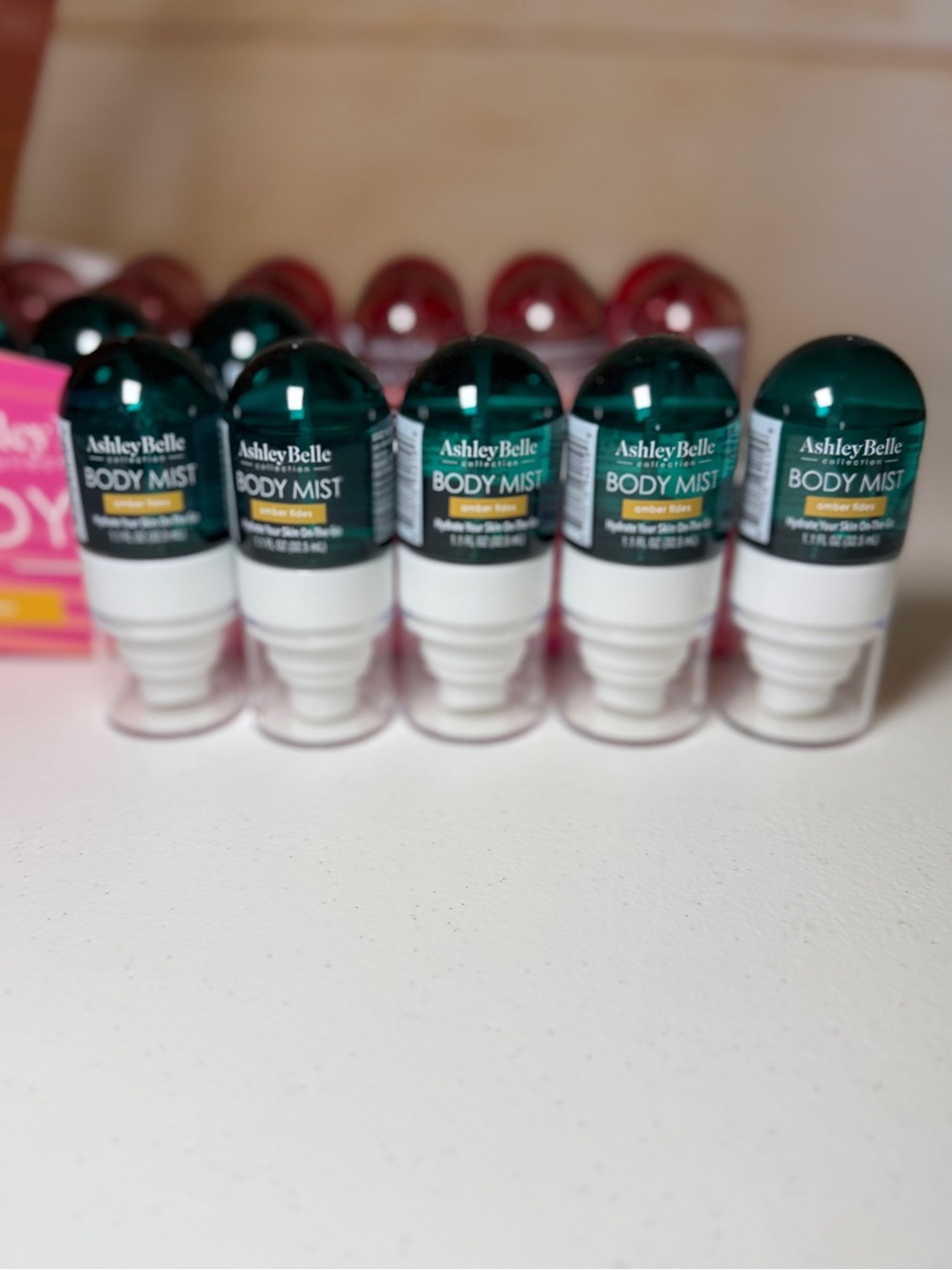 5- Ashley Belle Body Mist Amber Tides 1 oz Bundle